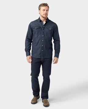 Stio Men's Slipstone Japanese Denim Shirt Stio