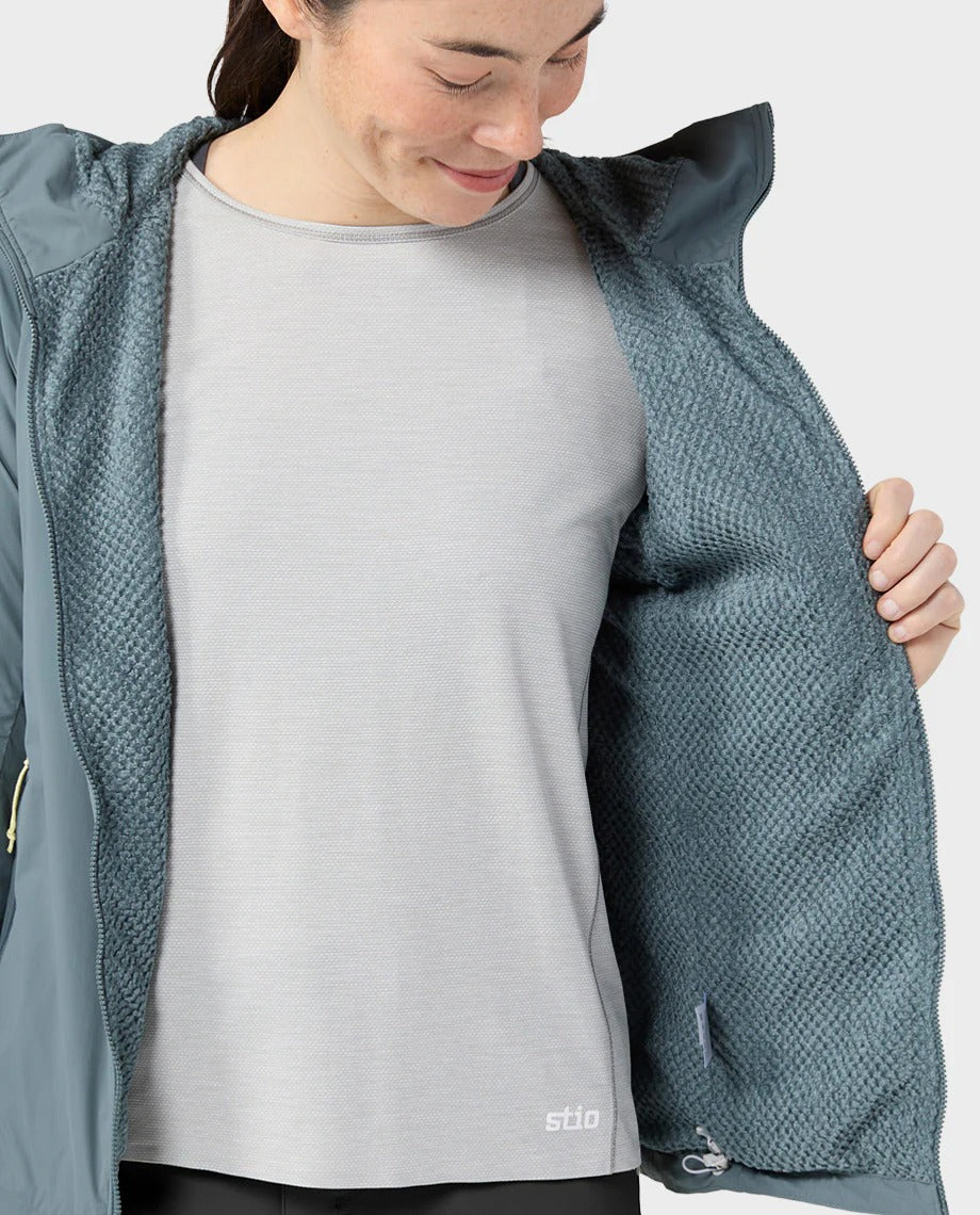 Stio Women's Dawner Hooded Jacket EarthHero Corporate Gifting and Custom Swag