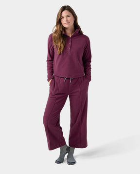 Stio Women's Turpin Fleece Wide Crop Pant EarthHero Corporate Gifting and Custom Swag
