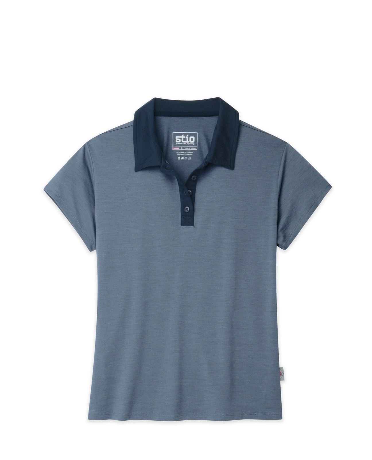Stio Women's Alpin Lightweight Merino Polo SS