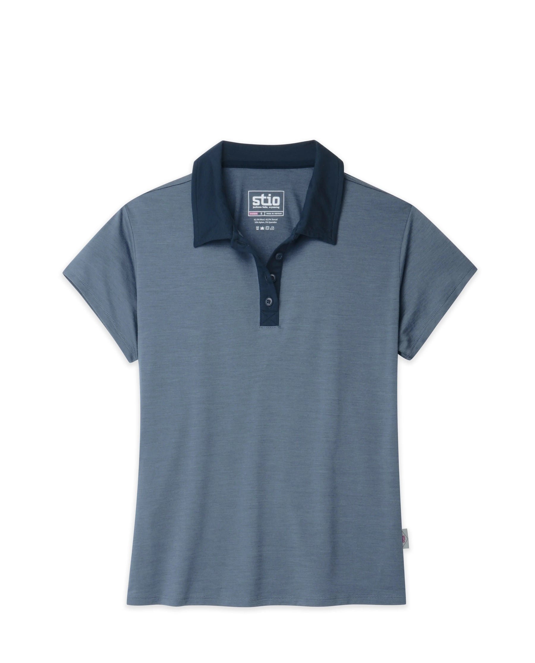 Stio Women's Alpin Lightweight Merino Polo SS Stio