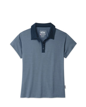 Stio Women's Alpin Lightweight Merino Polo SS Stio
