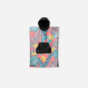 Kids Changing Poncho: Palms Coral Nomadix