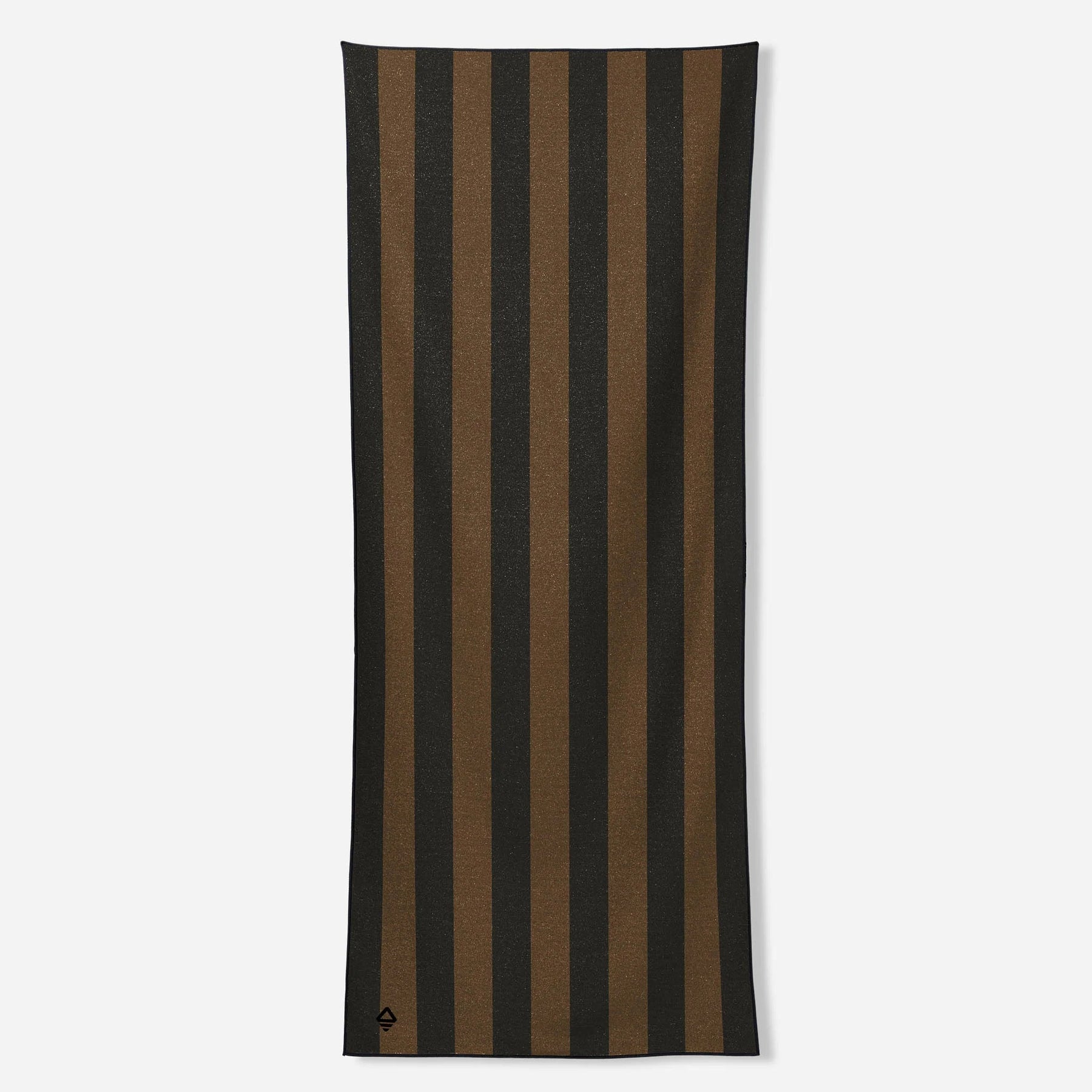 Original Towel: Cabana Stripe Black and Brown Nomadix