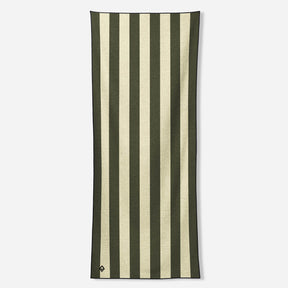 Original Towel: Cabana Stripe Bush Green Nomadix