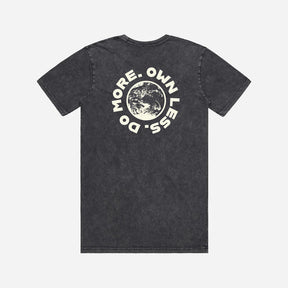Men's Tee Shirt: Journeys Washed Black Nomadix