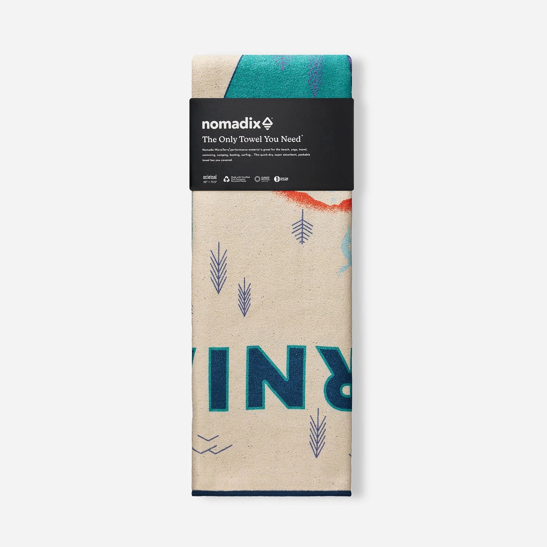 Original Towel: California Map Towel 2 Nomadix
