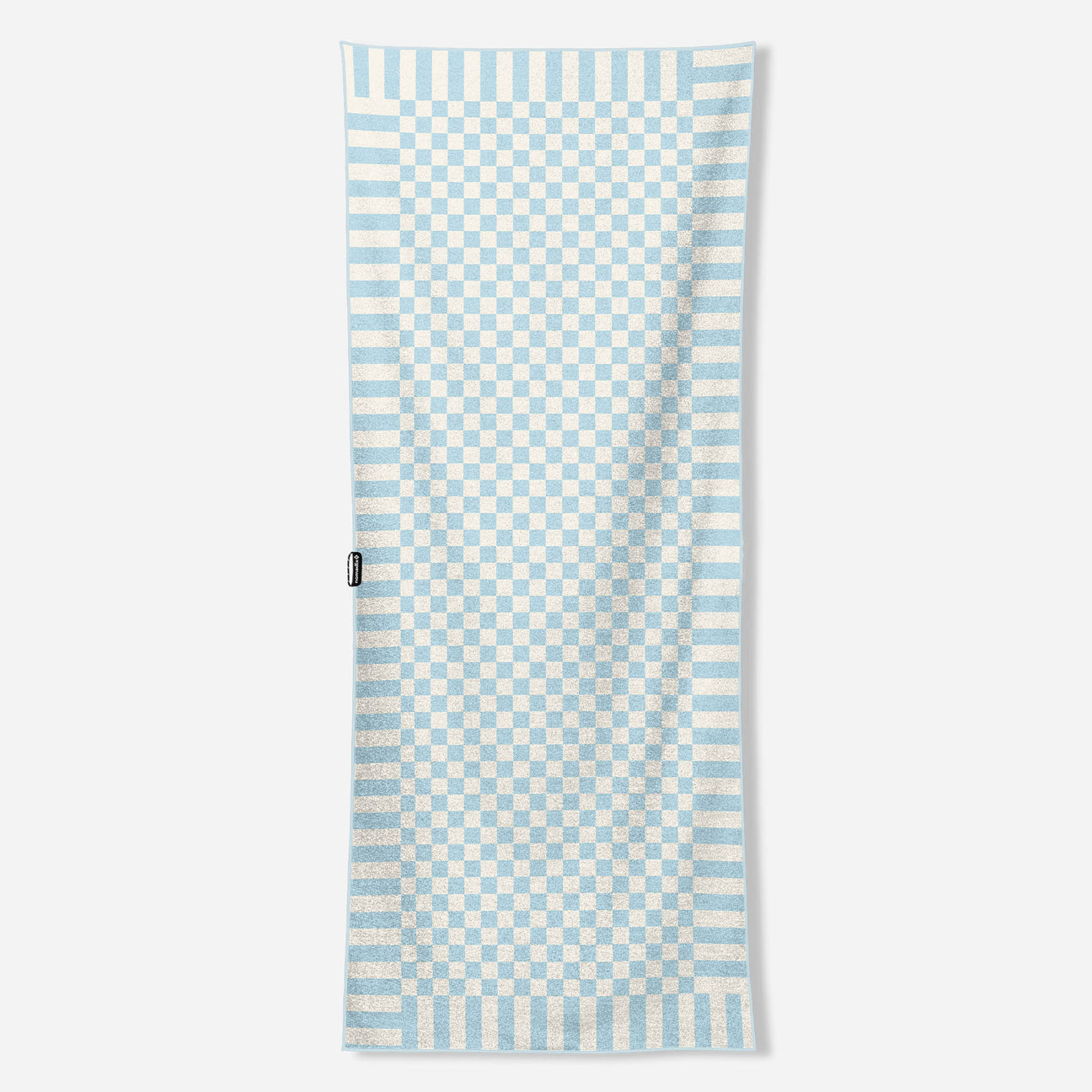 Original Towel: Checked Out Pale Blue Sky