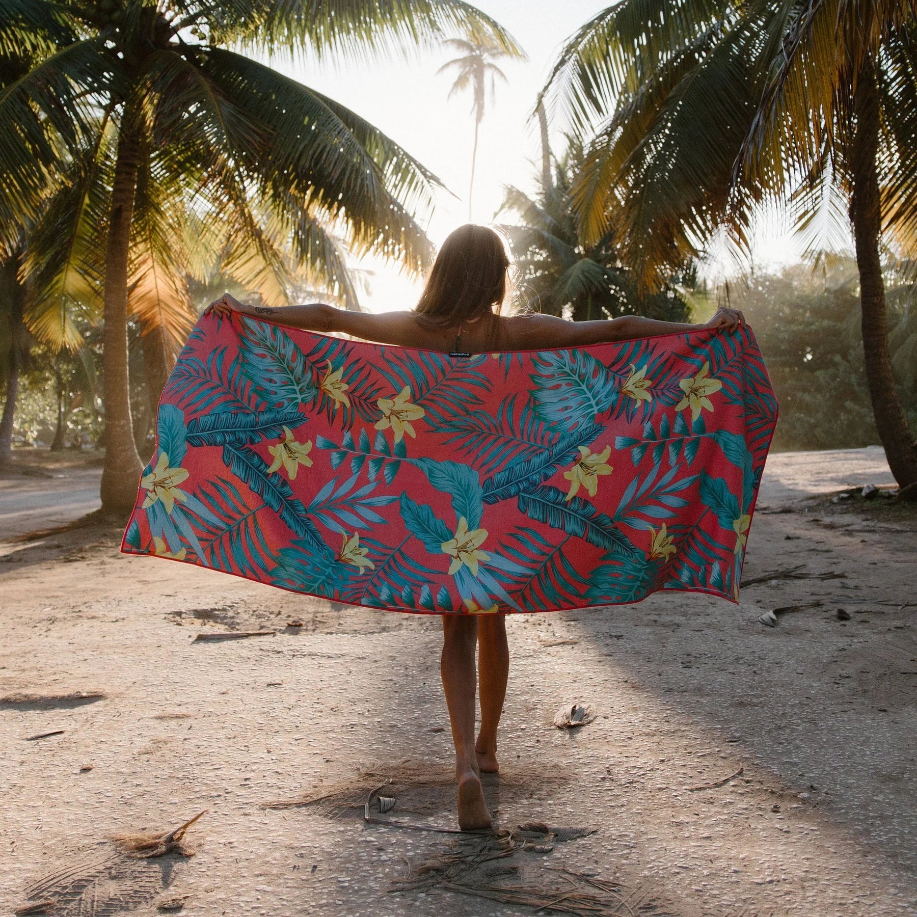 Original Towel: Palms Coral Nomadix