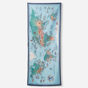 Original Towel: World Map Nomadix