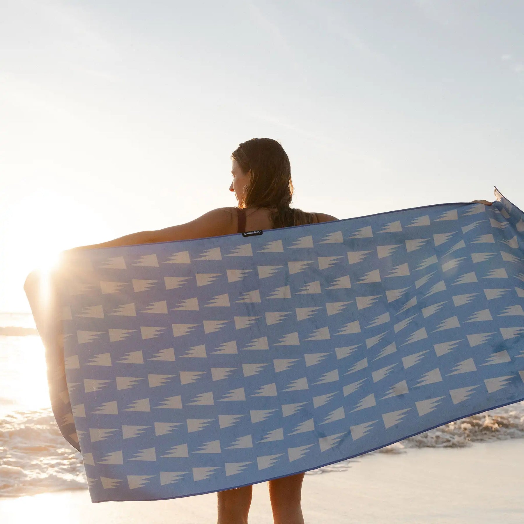 Ultralight Towel: Summit Coastal Blue Nomadix