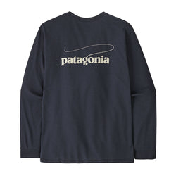 Patagonia M's L/S Casting Logo Responsibili-Tee