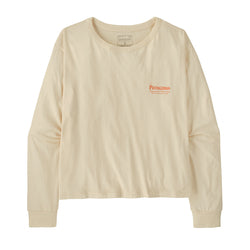 Women's Long-Sleeved Water People Banner Easy-Cut T-Shirt Patagonia