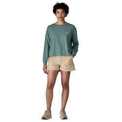 Women's Long-Sleeved Water People Banner Easy-Cut T-Shirt Patagonia