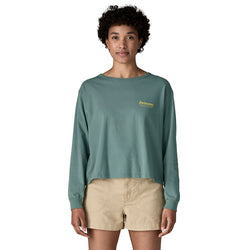 Women's Long-Sleeved Water People Banner Easy-Cut T-Shirt Patagonia