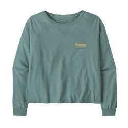 Women's Long-Sleeved Water People Banner Easy-Cut T-Shirt Patagonia