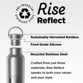 Klean Kanteen Kids' Collection Rise Reflect with Bamboo Cap 12oz Klean Kanteen