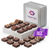 Custom Keepsake Tin Morsel 24 | Assorted Gourmet Brownie Gift Tin