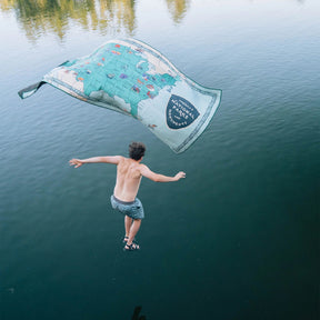 Ultralight Towel: National Parks and Monuments Map Nomadix