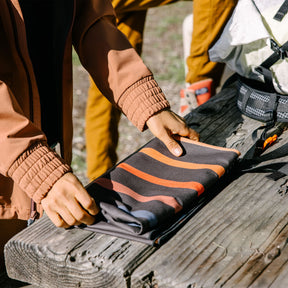 Ultralight Towel: Pinstripes Multi Nomadix