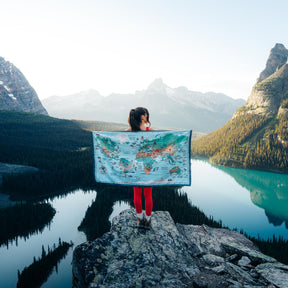 Ultralight Towel: World Map Nomadix