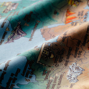 Ultralight Towel: World Map Nomadix