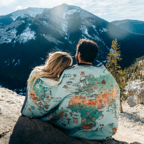 Ultralight Towel: World Map Nomadix